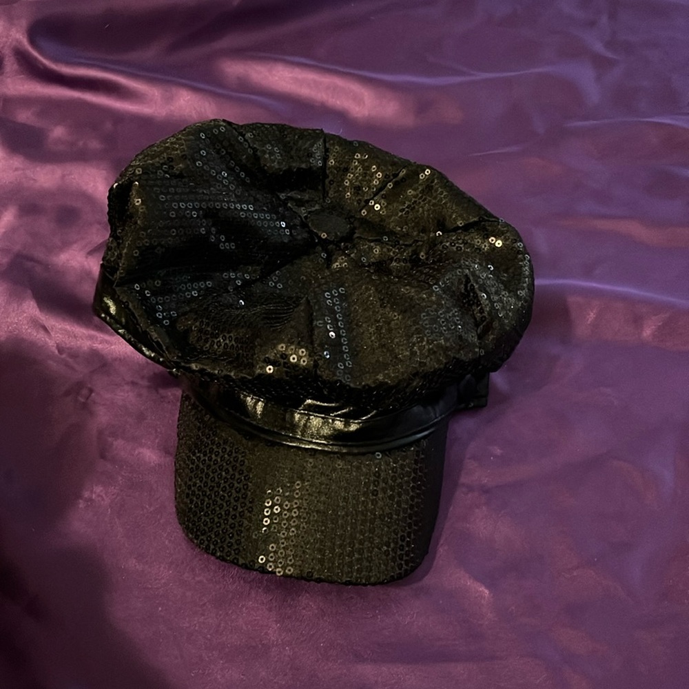 Sequin fedora hat